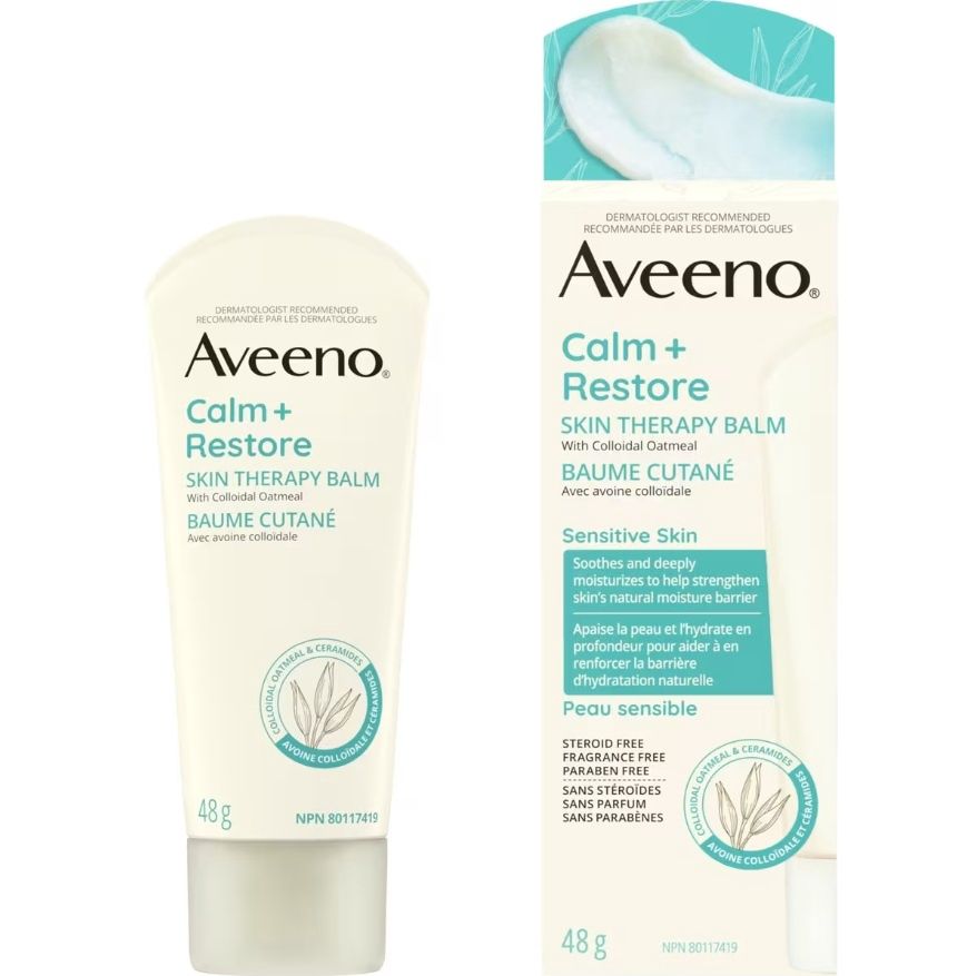 AVEENO CALM + RESTORE SKIN THERAPY BALM SENSTIVE SKIN 48G