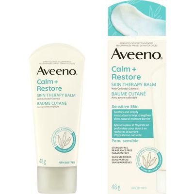 AVEENO CALM + RESTORE SKIN THERAPY BALM SENSTIVE SKIN 48G