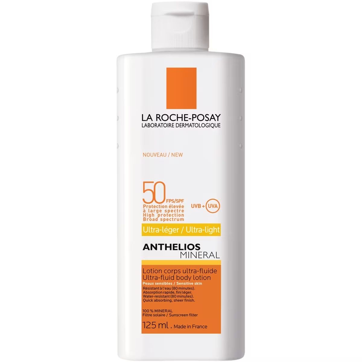 LA ROCHE-POSAY 50SPF SUNSCREEN 125ML LIGHT FINISH