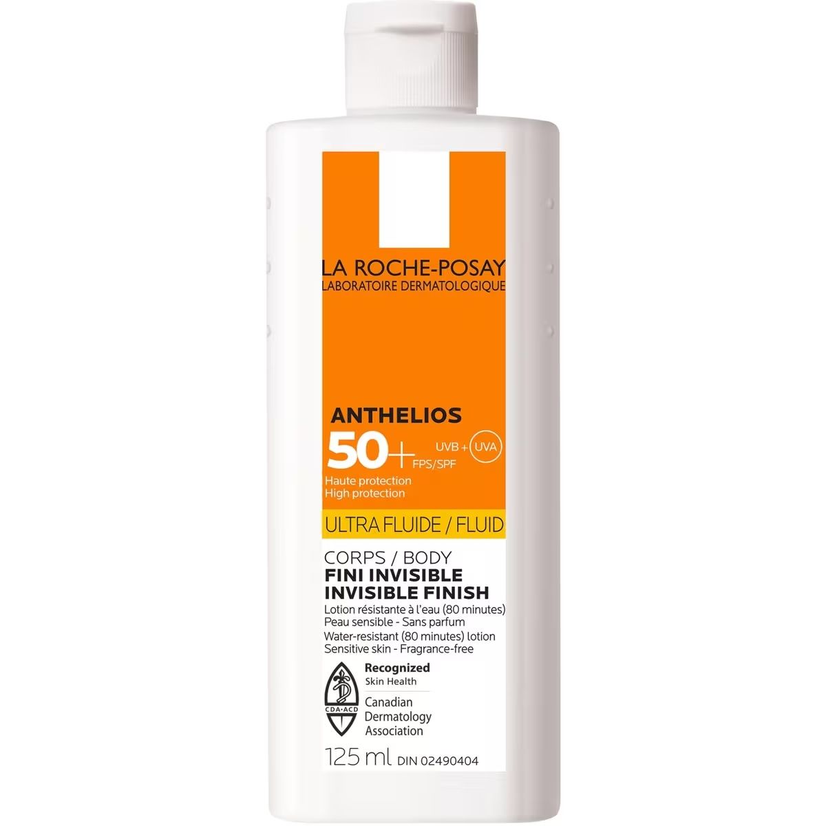 LA ROCHE-POSAY 50SPF SUNSCREEN 125ML INVISIBLE FINISH