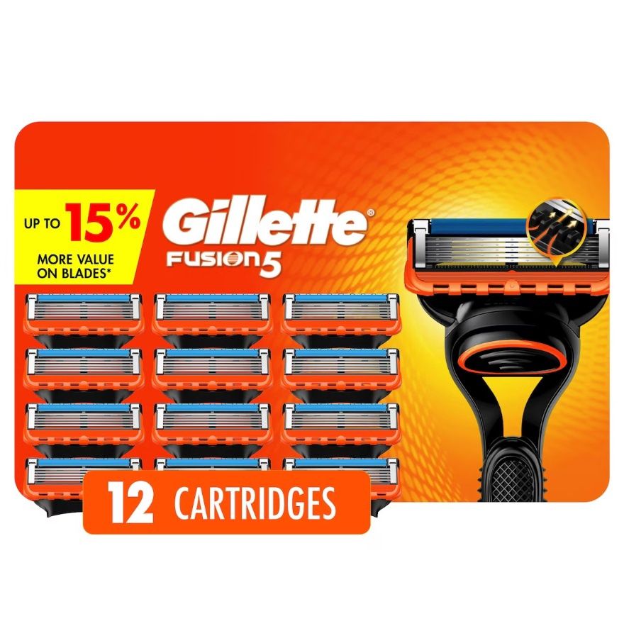 GILLETTE FUSION 5 12CARTRIDGES