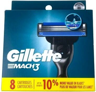 GILLETTE MACH3 8CARTRIDGES