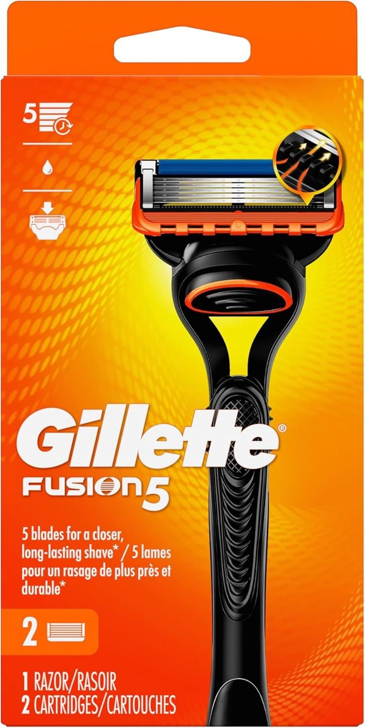 GILLETTE FUSION 5 1RAZOR + 2CARTRIDGES