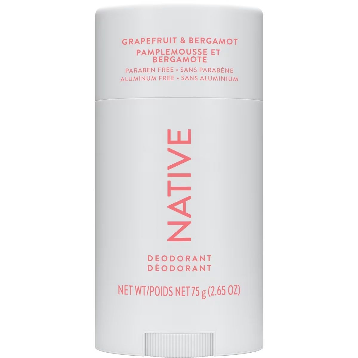 NATIVE DEODORANT 75G GRAPEFRUIT &amp; BERGAMOT