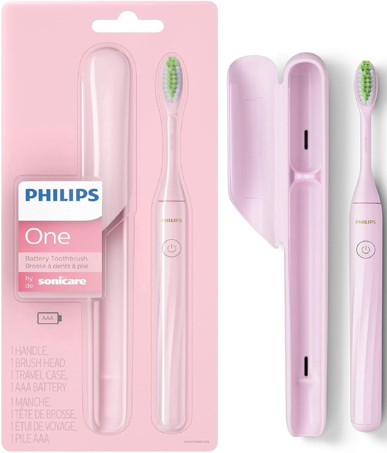 PHILIPS ONE BATTERY TOOTHBRUSH SONICARE (PINK)
