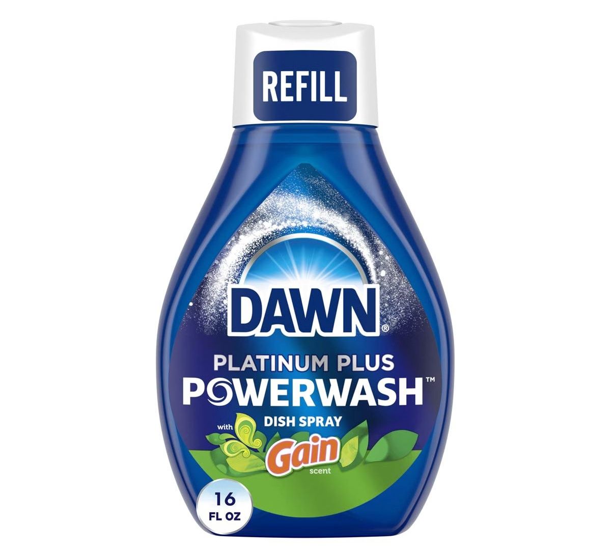 DAWN PLATINUM PLUS POWERWASH DISH SPRAY 473ML GAIN SCENT (REFILL)