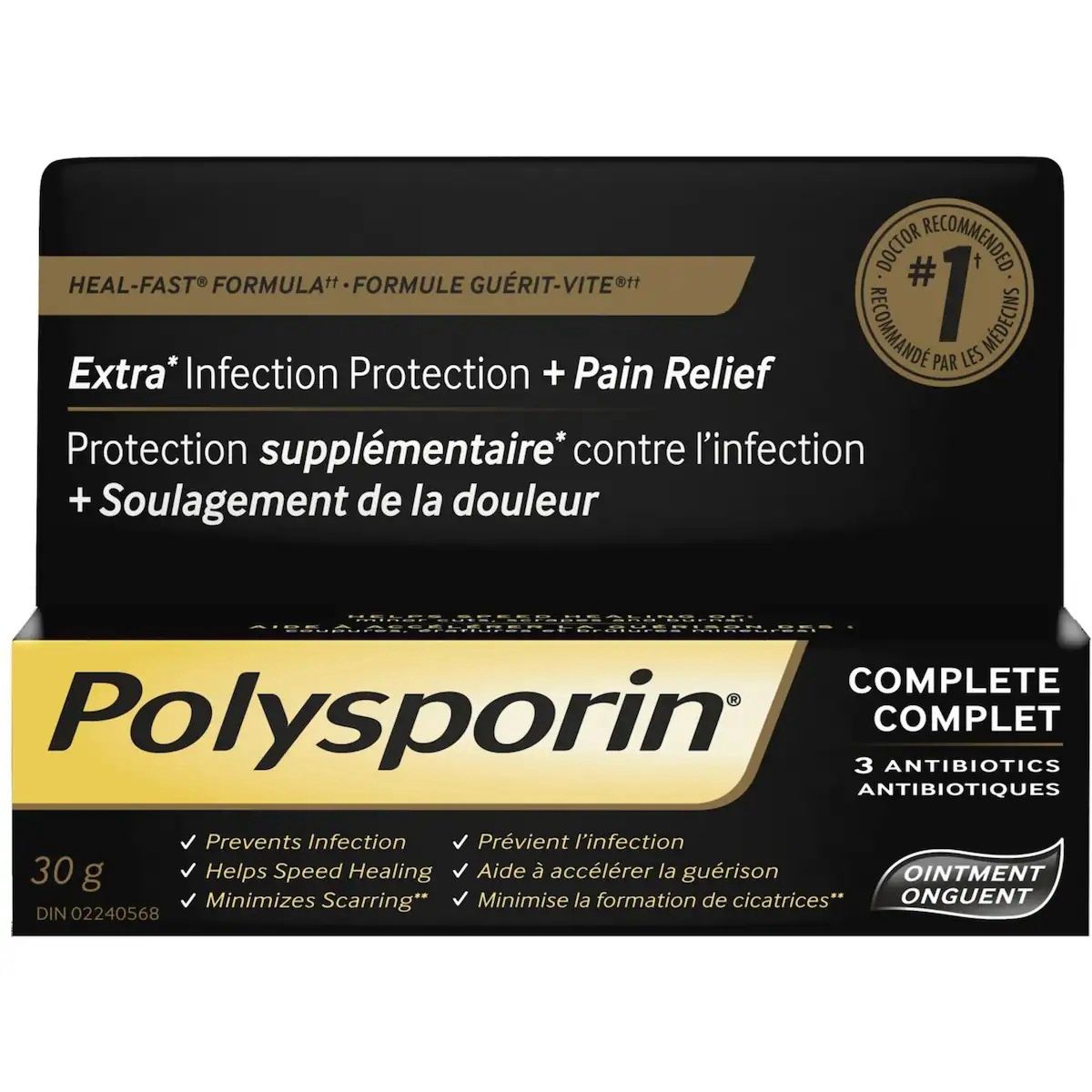 POLYSPORIN ANTIBIOTICS OINTMENT COMPLETE 30G