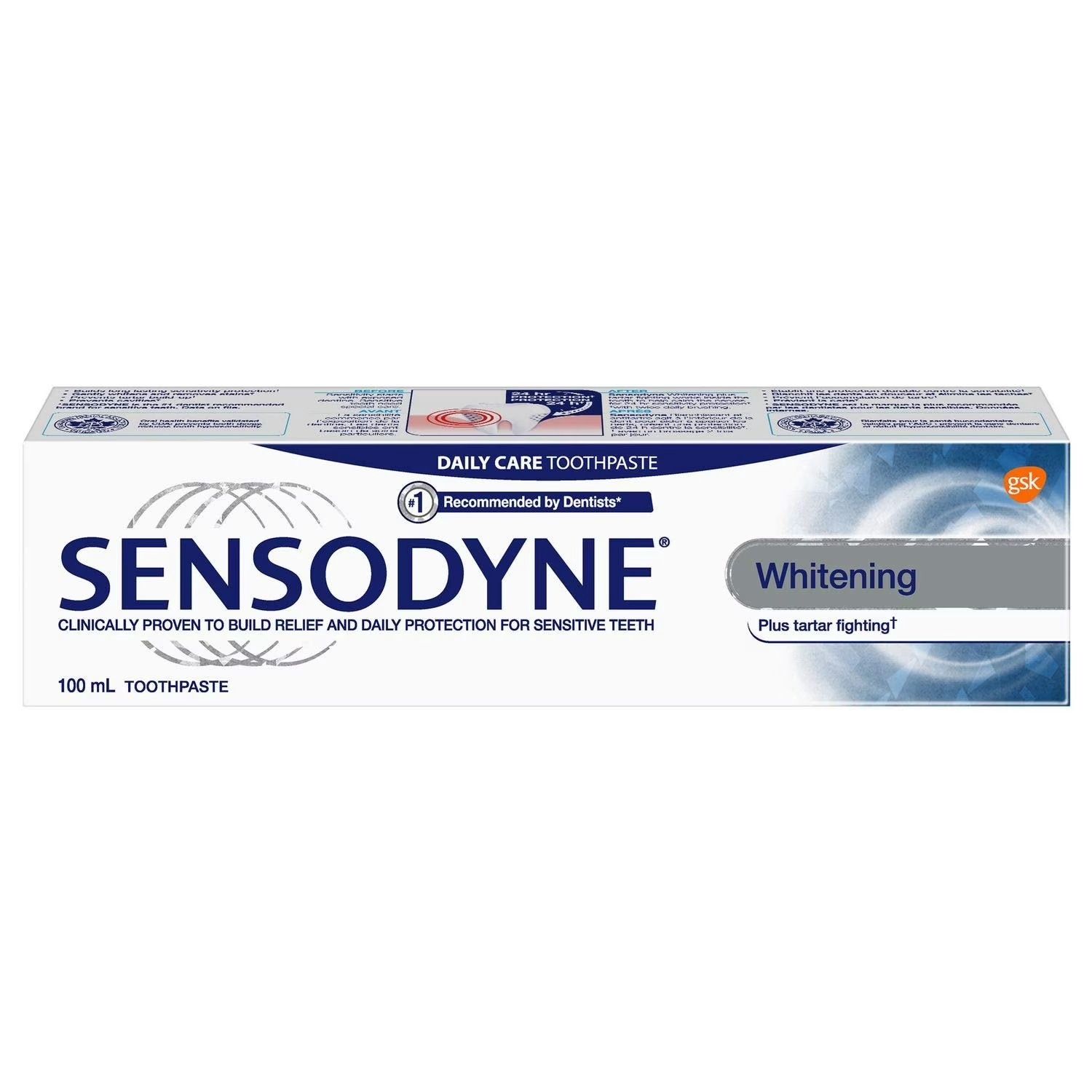 SENSODYNE TOOTHPASTE WHITENING TARTAR FIGHTING 100ML