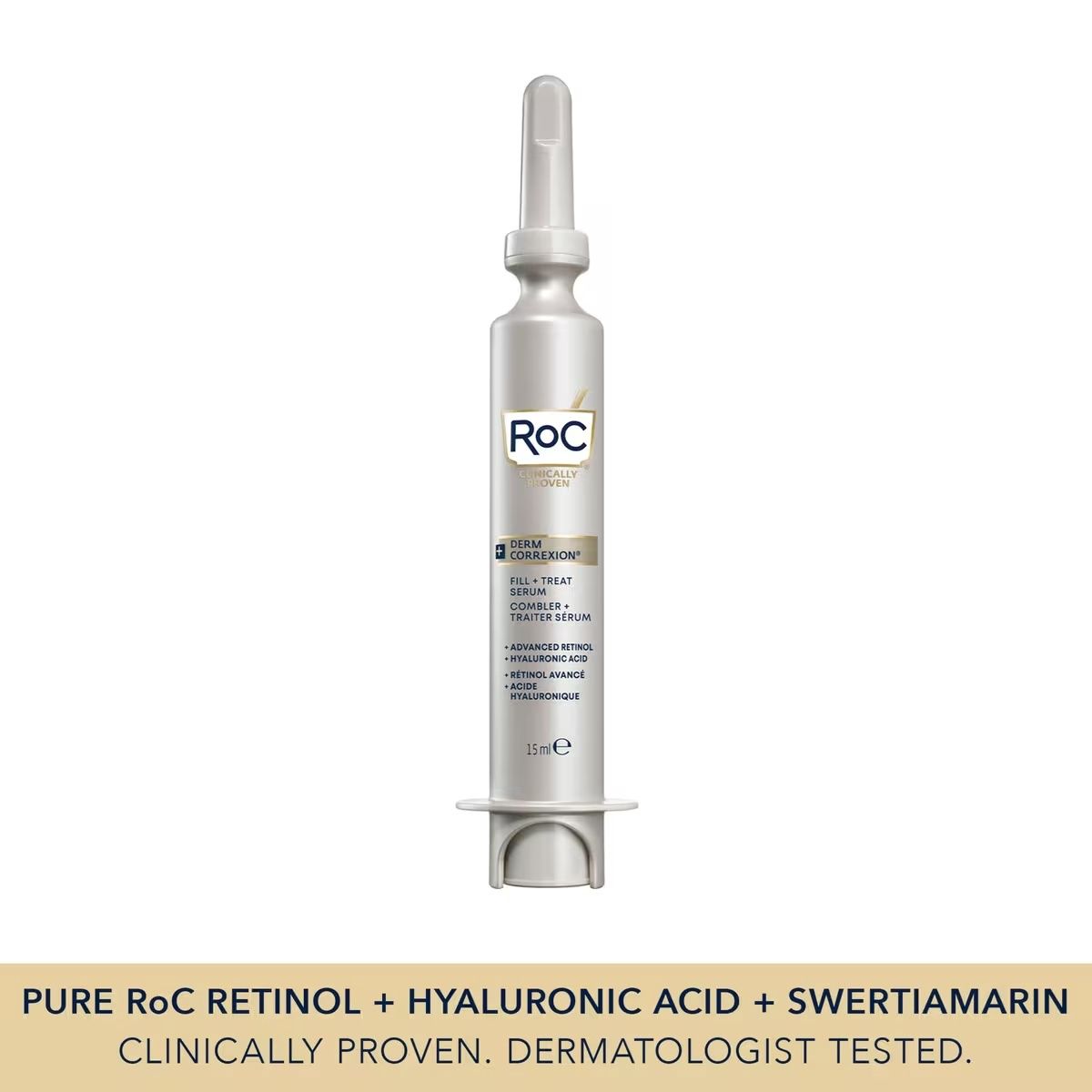 ROC DERM CORREXION FILL + TREAT SERUM ADVANCED RETINOL &amp; TRIPLE HYALURONIC ACID 15ML