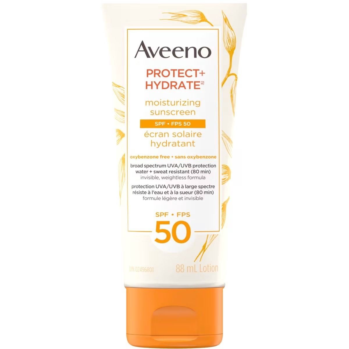AVEENO PROTECT + HYDRATE MOISTURIZING SPF50 SUNSCREEN LOTION 88ML