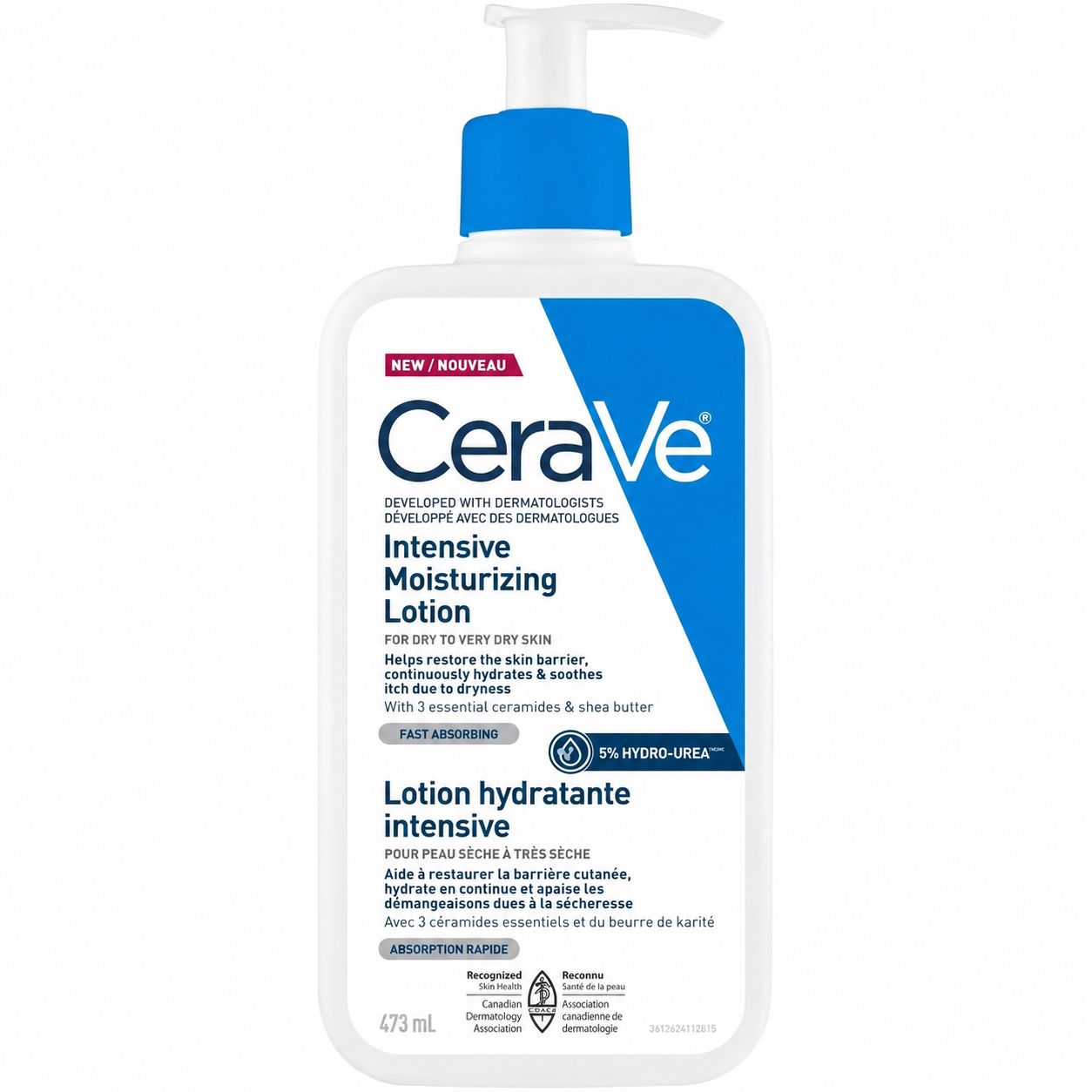 CERAVE INTENSIVE MOISTURIZING LOTION FOR VERY DRY SKIN 473ML