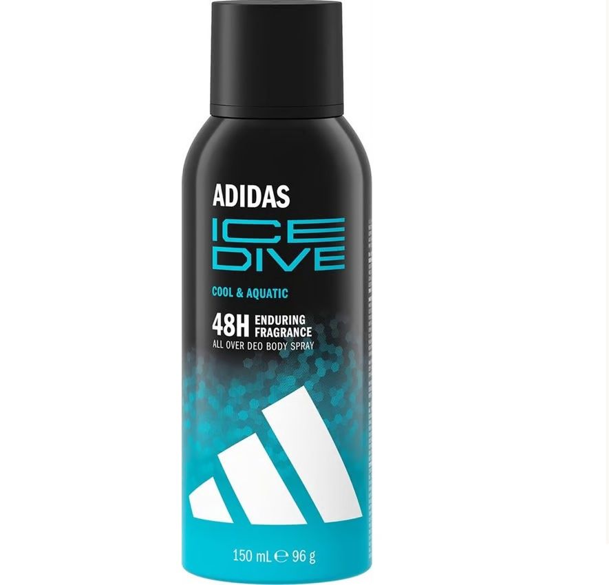 ADIDAS SPRAY 150ML MEN'S ICE DIVE 48H COOL &amp; AQUATIC