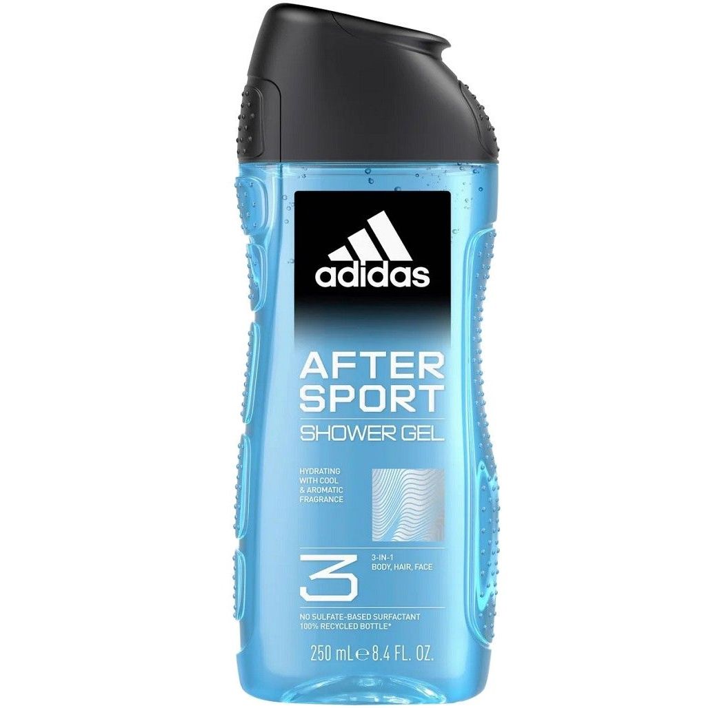 ADIDAS BODY WASH 250ML AFTER SPORT 3-IN-1 COOL &amp; AROMATIC