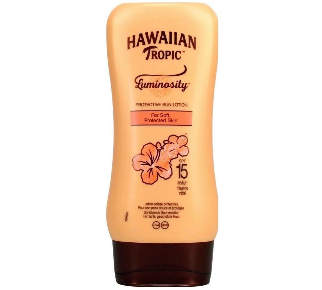 HAWAIIAN TROPIC LOTION 180ML LUMINOSITY SPF15