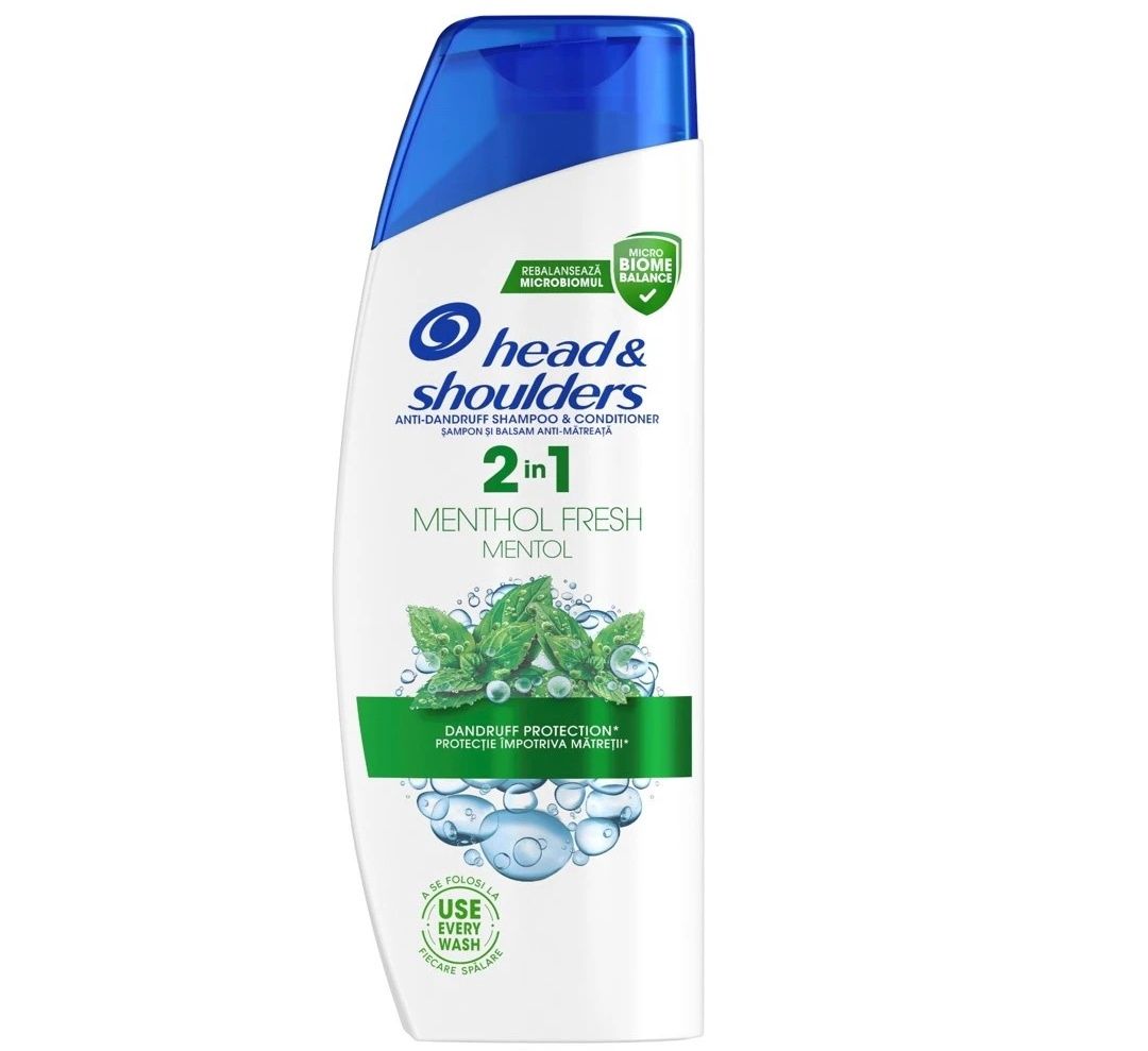 HEAD &amp; SHOULDERS 330ML MENTHOL 2-IN-1