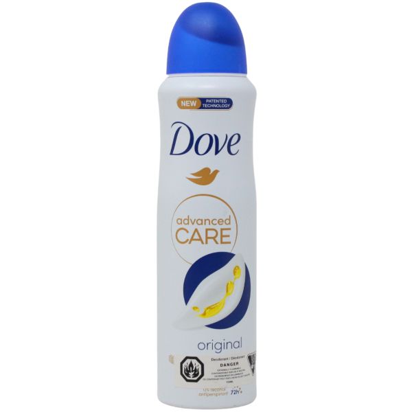 DOVE SPRAY 150ML ORIGINAL