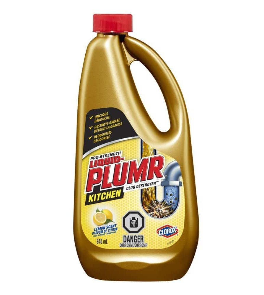 LIQUID-PLUMR 946ML KITCHEN CLOG REMOVER LEMON
