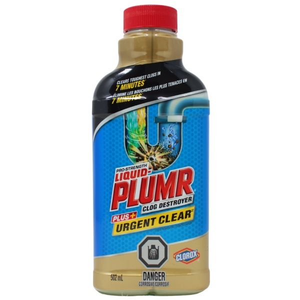 LIQUID-PLUMR 502ML URGENT CLEAR