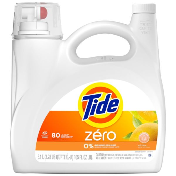 TIDE ZERO LIQUID 3.10L 80LD SOFT CITRUS