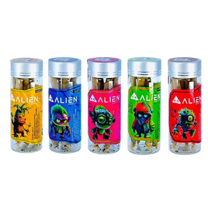 Alien Mini Exotics THCA Pre Rolled Stirring Stick Jars 5ct
