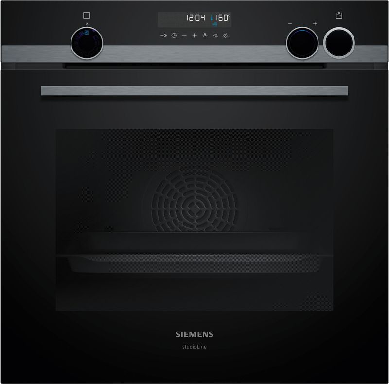 Siemens HR478G5B7F - iQ500, Einbau-Backofen mit Dampfunterstützung, 60 x 60 cm, Schwarz, Edelstahl