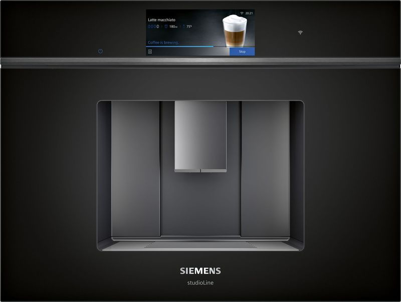 Siemens CT918L1D0 - iQ700, Einbau-Kaffeevollautomat, Schwarz