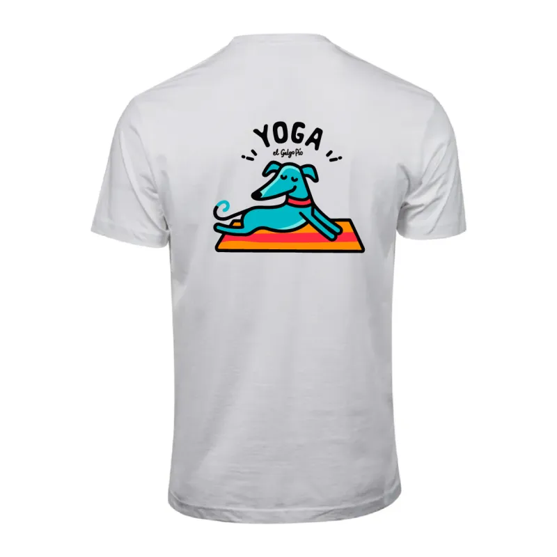 Camiseta de manga corta yoga galgo