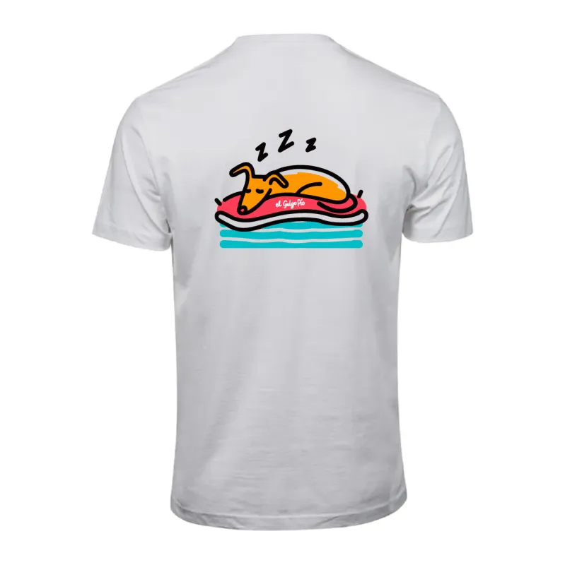 Camiseta de manga corta galgo dormido
