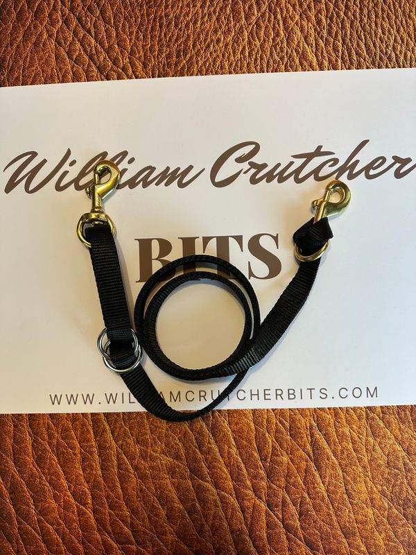 #330 nylon tiedown strap w/ stainless steel rings for adjustment *black only