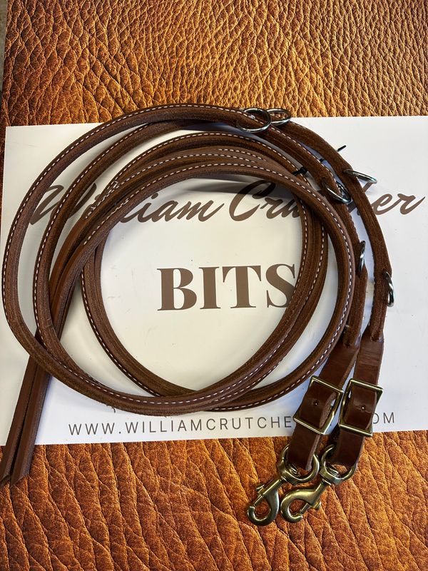 #342 Leather Martingale reins 3/8”