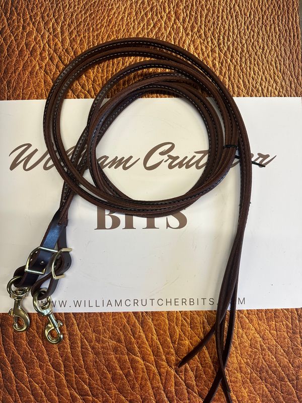 #402 leather split reins 5/16&quot; (smaller)