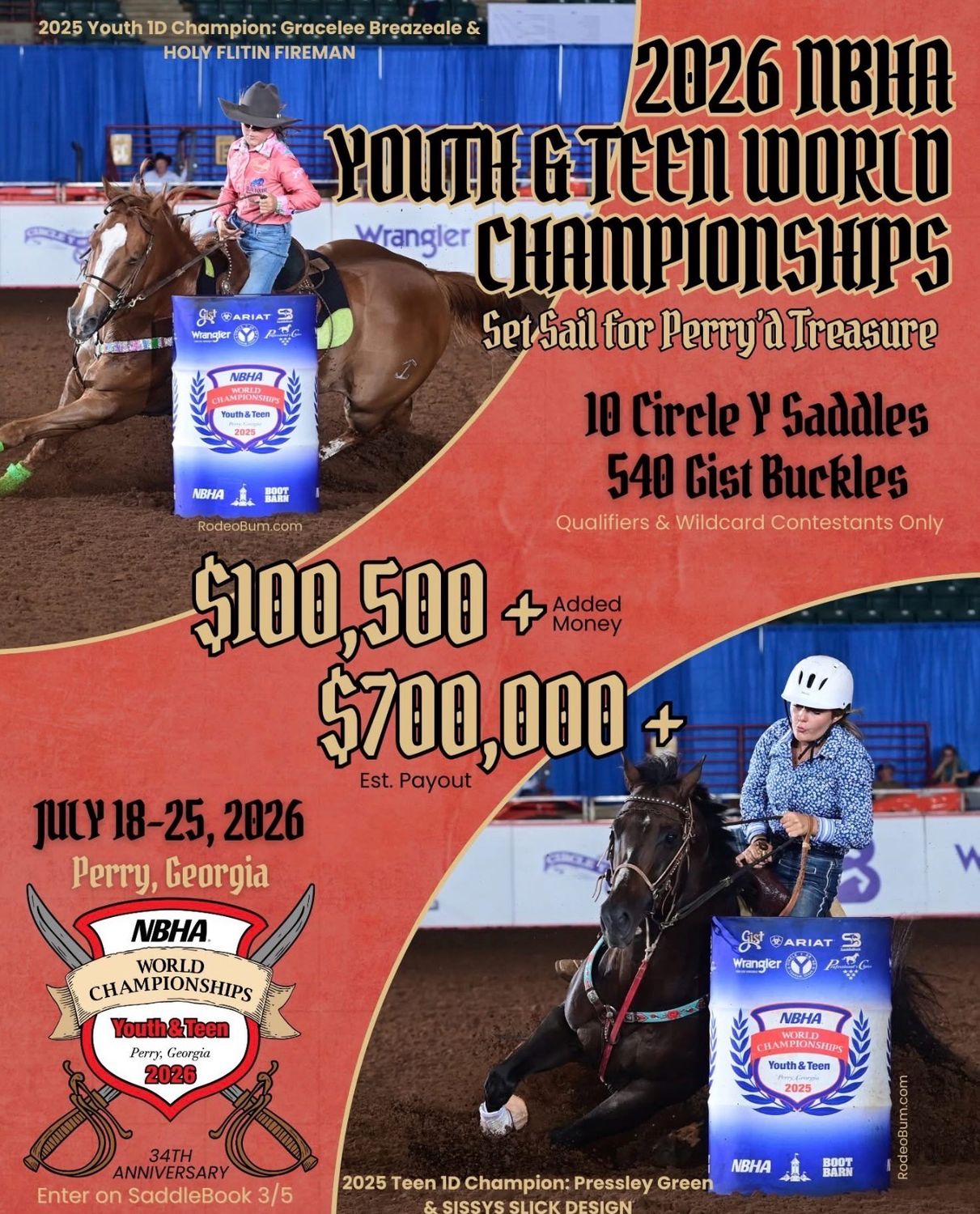 NBHA Youth and Teen world Stallview Rental