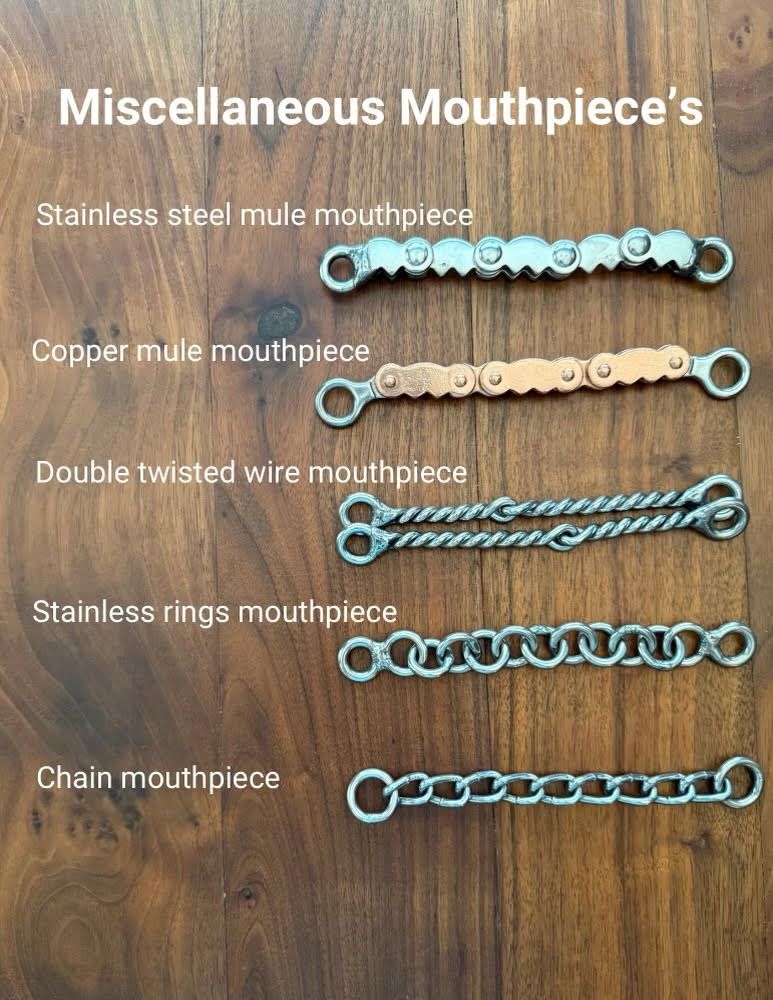 ​​#708 D-Ring with headstall/rein rings​