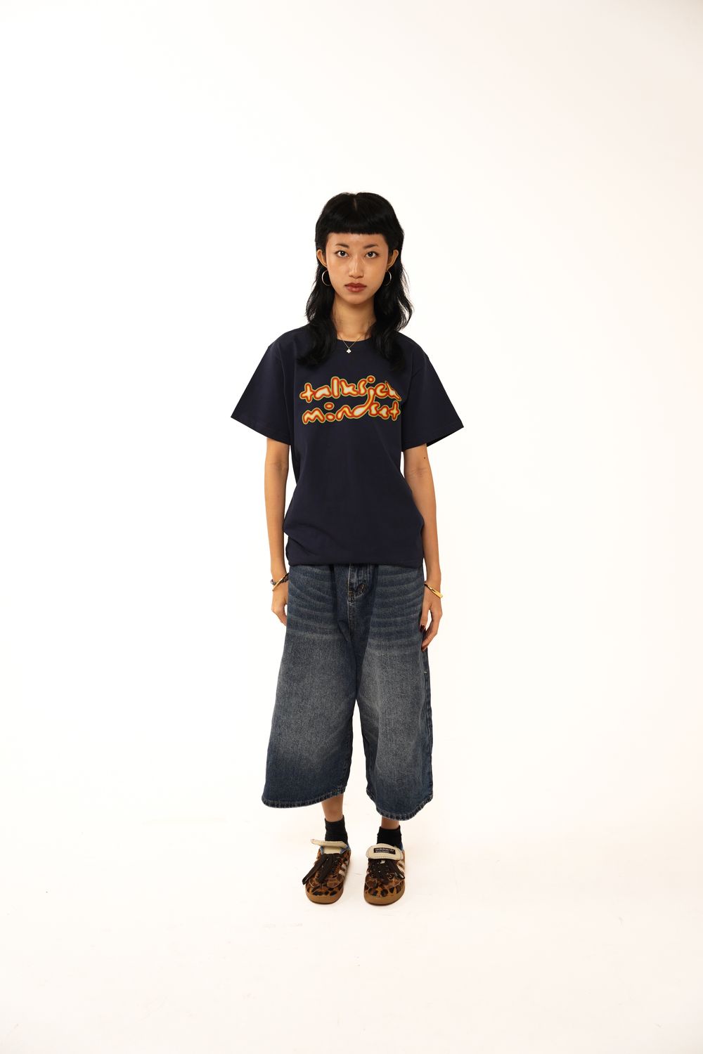 Heartbreak Incoming Oversized T-Shirt (Blue)