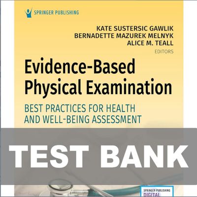 Test Bank Evidence Based Physical Examination PDF Instant Download Printable