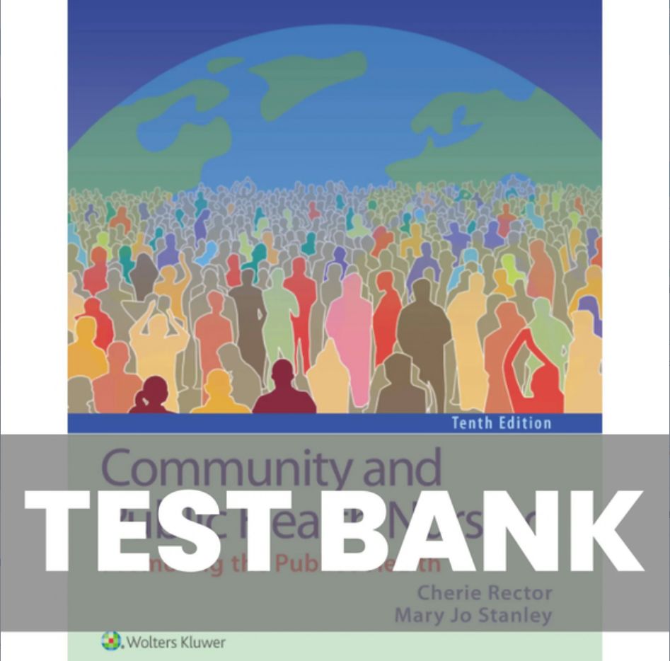 Test Bank Community And Public Health Nursing 10th Edition Rector PDF Instant Download