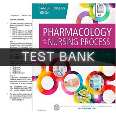 Test Bank Pharmacology and the Nursing Process 8th Edition PDF Instant Download