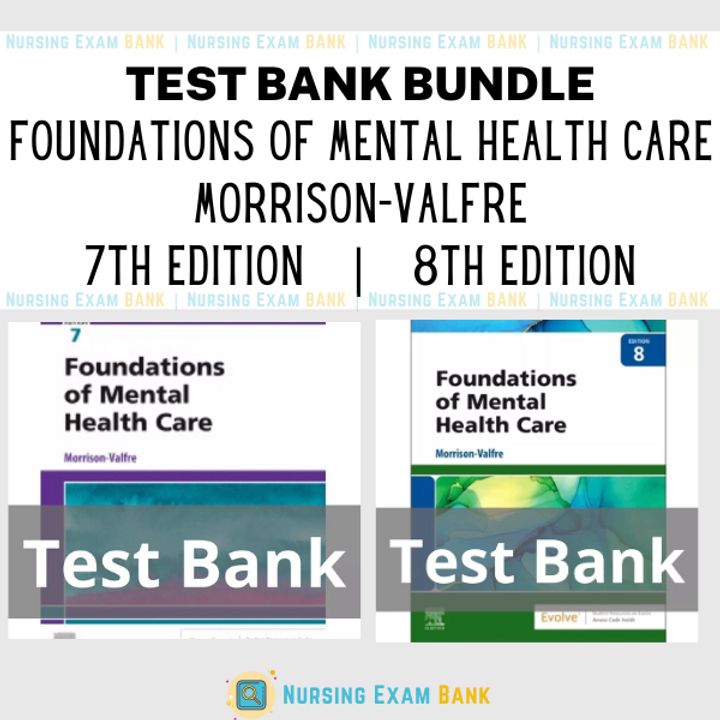 Foundations of Mental Health Care Morrison-Valfre BUNDLE Test Bank