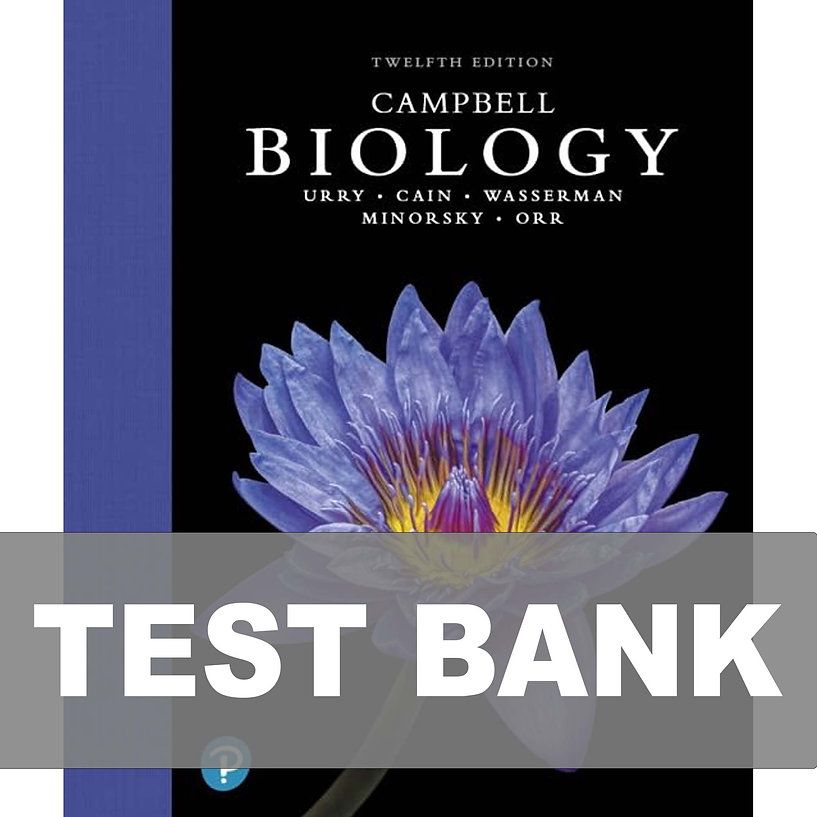 Campbell Biology 12th Edition Test Bank