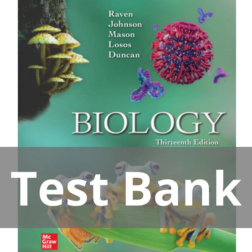 Biology 13th Edition Raven Test Bank
