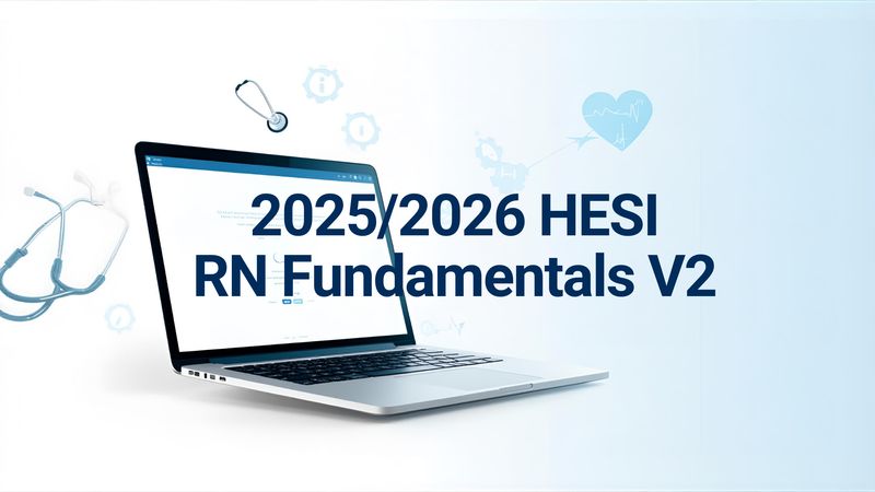 2025/2026 HESI RN Fundamentals Exit Exam Version 2 Test Bank - Instant PDF Download