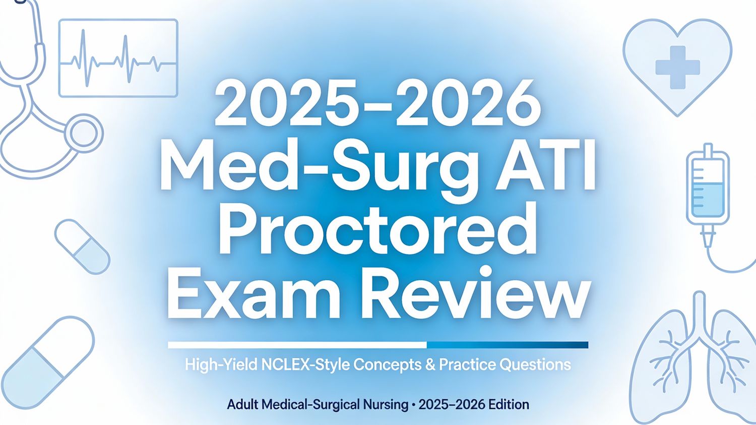 2025-2026 Med-Surg ATI Proctored Exam Review Guide