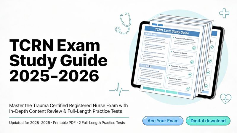 TCRN Exam Study Guide 2025-2026: Trauma Certified Registered Nurse Exam with In-Depth Content Review &amp; Full-Length Practice Tests.