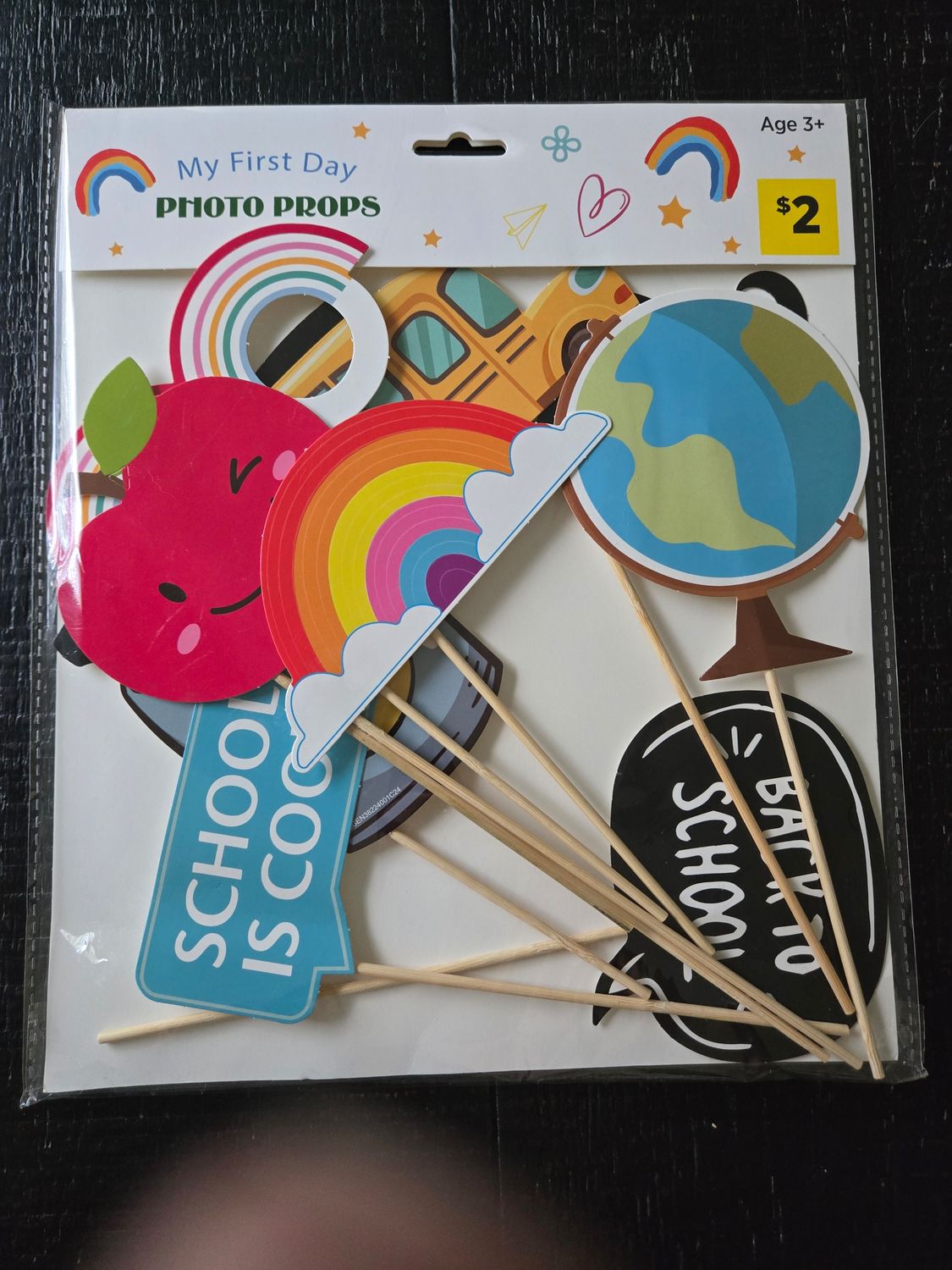 My First Day Photo Props