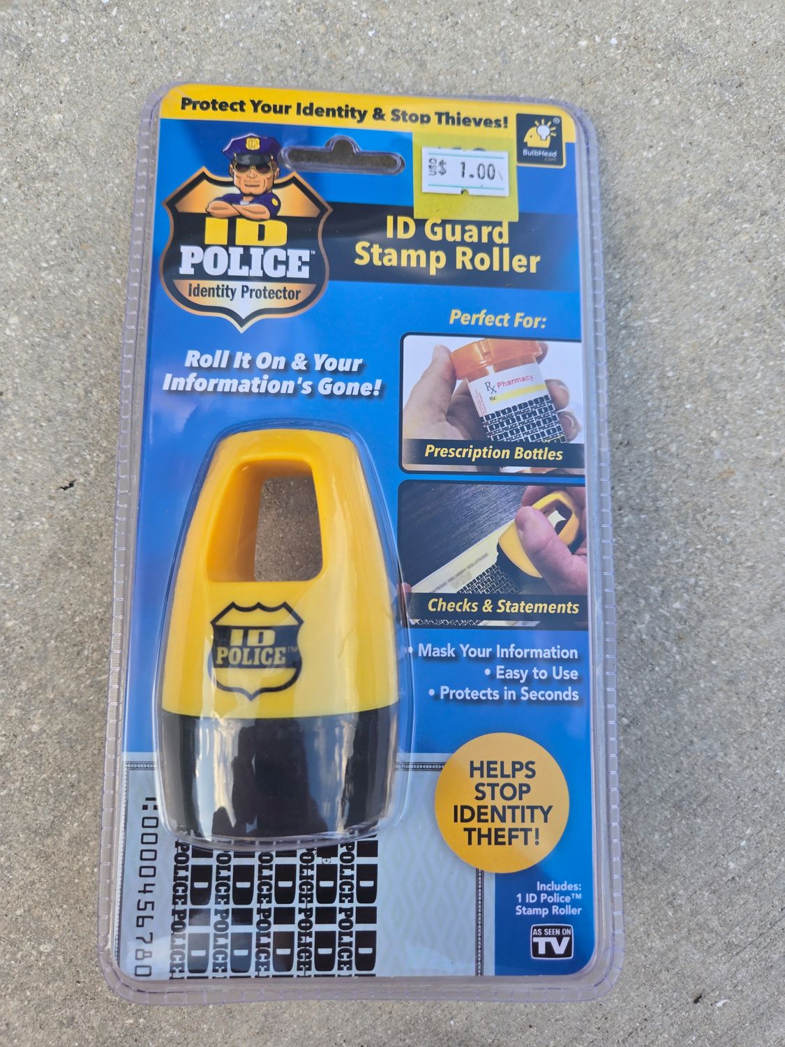 ID Police Stamp Roller