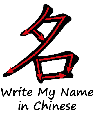 Write My Name in Chinese