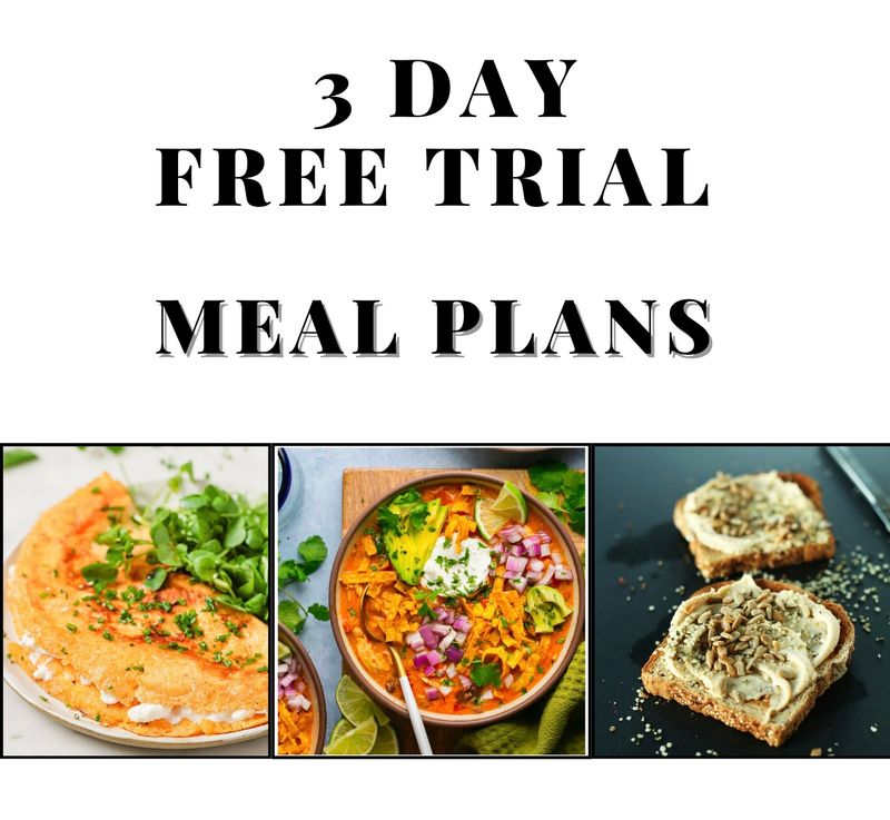 Free 3 Day Trial Meal Plans