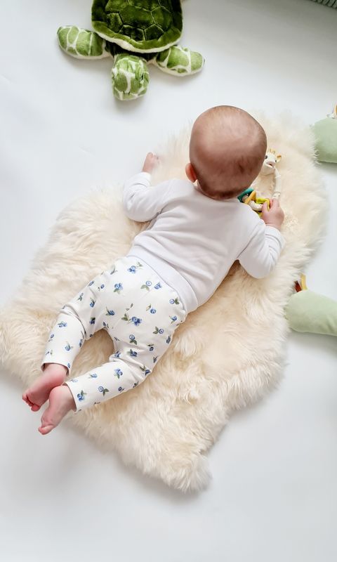 Basic Bio-Leggings „Blaubeeren“