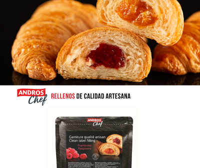 Rellenos de fruta horneable para Repostería Andros Chef