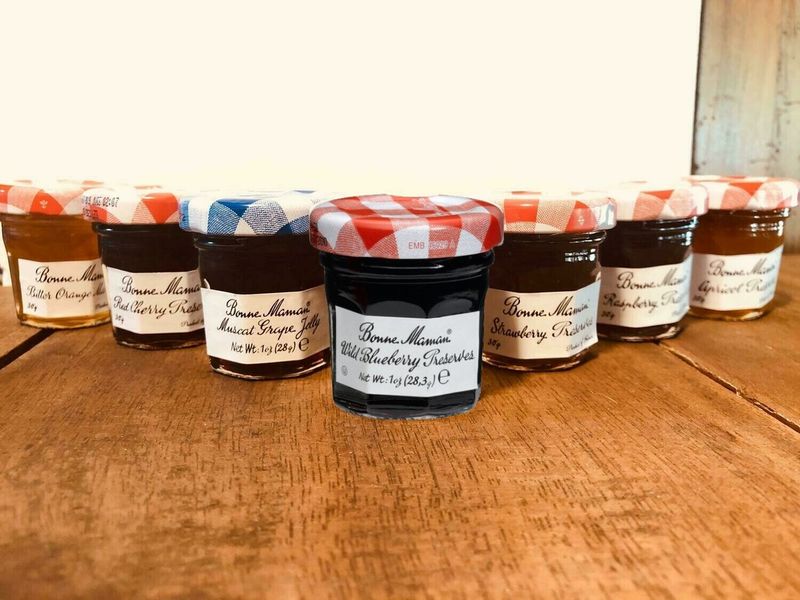 Cajitas de 7 mini mermeladas Bonne Maman